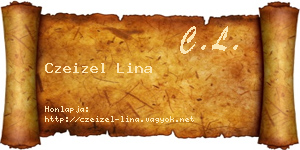 Czeizel Lina névjegykártya
